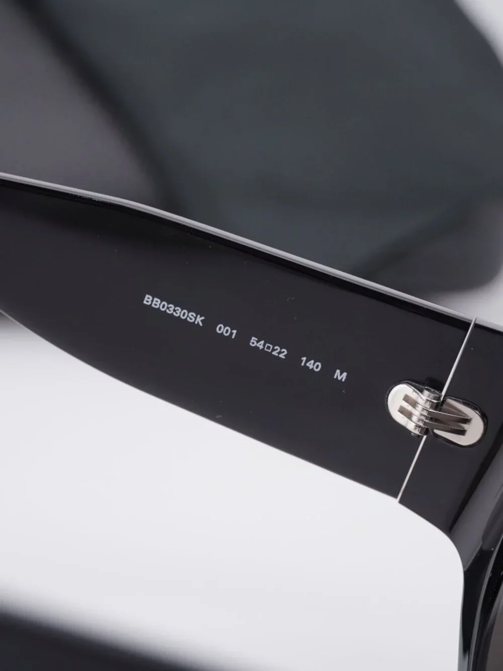 Balenciaga BB0330SK 001 Cat Eye Sunglasses - Black / Grey